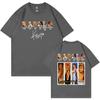 Singer Karol G Double Sided Graphic T Shirts High Streetr Fashion Trend Short Sleeve Tshirts Unisex Unisex Casual Cotton Tshirt