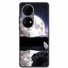 Para Huawei P50 Pro Funda P50E Resistente a Golpes Suave Silicona Funda de Teléfono Para Huawei P50Pro Cubierta Trasera P 50 Lujo Protectora TPU Coque