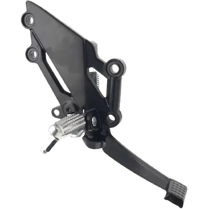 Motorcycle Left Or Right Rear Foot Peg Brake Pedal Footrest Bracket Compatible With 250/300 NINJA EX250R Z250 Z300(1pc R Black Footbrak)