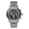 ZEPPELIN Mens Watch 100th Anniversary Series 7680-MB2 Quartz 5 Atmospheres Water Resistant Mineral Glass Gray Dial Stainless Steel
