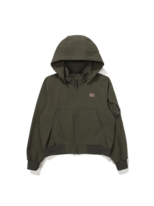 Bbc Earth Stretch Brush Hoodie Detachable Jacket_Khaki