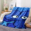 1Pc BFDI Game Print Flannel Blanket, High quality Comfortable for All Seasons, Home Decor, Warmth and Comfort, Perfect for Christmas Gifts 08