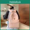 Fashionable Large Capacity Korean Style Backpack Waterproof Nylon School Bag For Men And Women