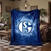 Coperta in Pile Tema Schalke 04 Morbida Accogliente Peluche Per Camera da Letto Divano Viaggio
