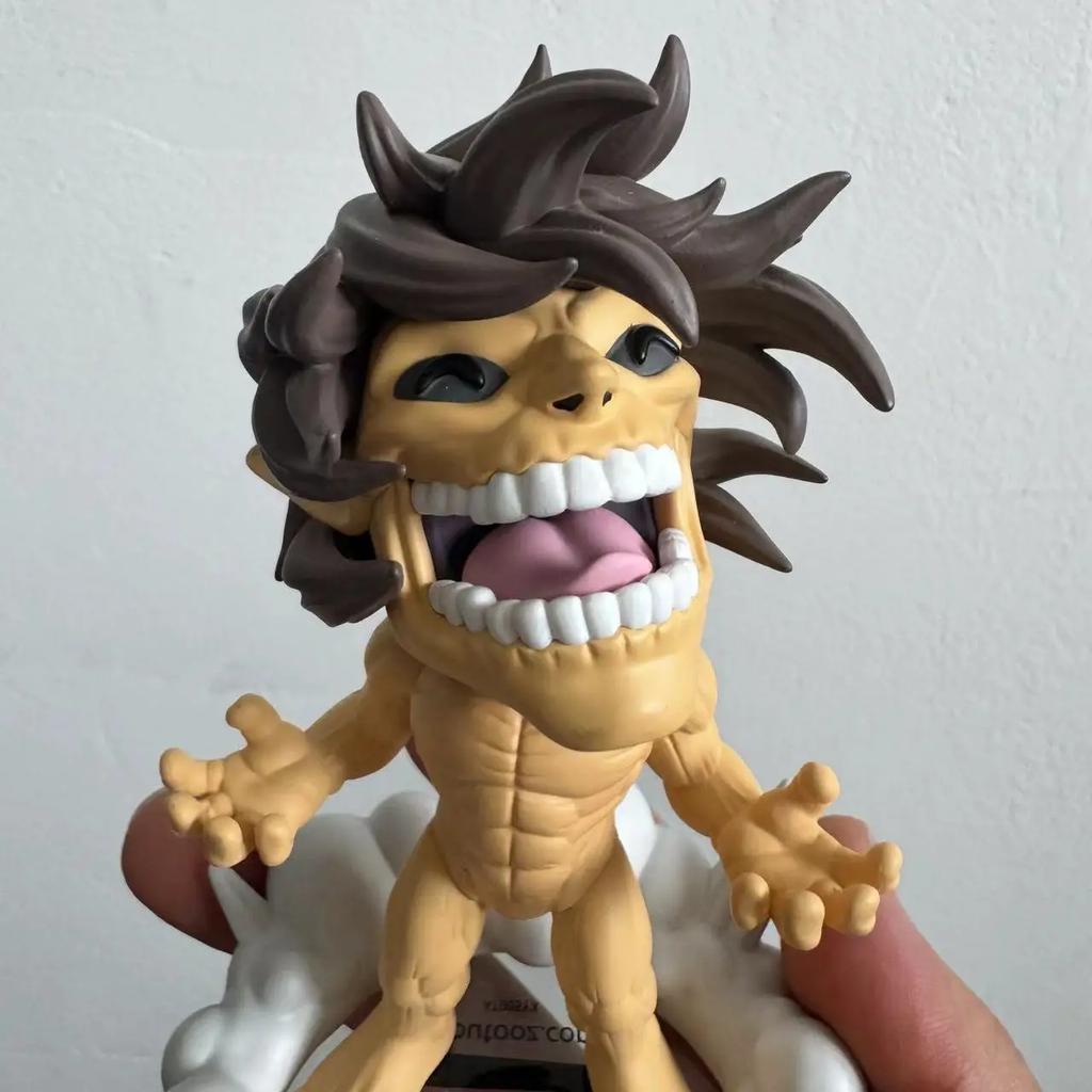 Genuine Attack on Titan The 10th Anniversary Edition Eren Jaeger The Founding Titan Action Figure Model Toys