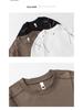 Mu Qiu Menswear | 2026 Spring Trend: Men's Loose Fit Round Neck Long Sleeve T-Shirt with Contrast Stitching