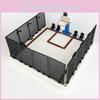 School Basketball Court Building Blocks Toy With Diy Assembly For Kids