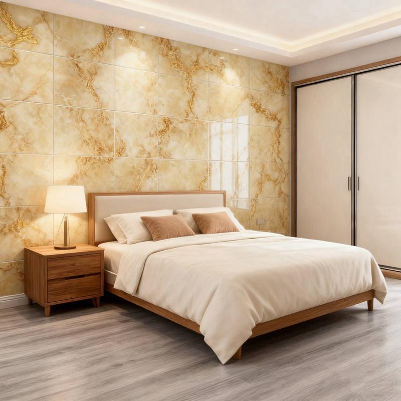 10pcs 30*30cm Self-adhesive Tile Sticker Refurbished Wall Decoration Wall Sticker