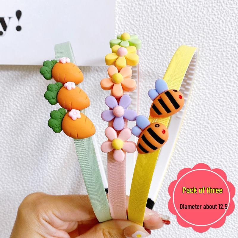 Cute Korean Princess Hair Clips & Headbands for Girls - Fresh Bangs, Secure Fit