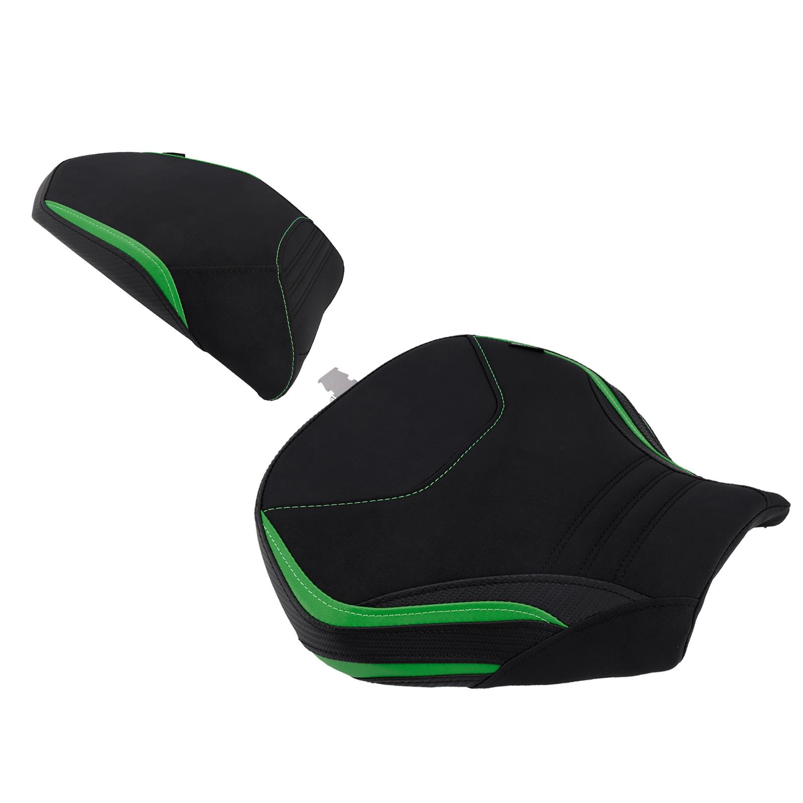 

Front&Rear Raider Passenger Cushion Kit Green1 For Kawasaki Ninja H2 Sx 22-25