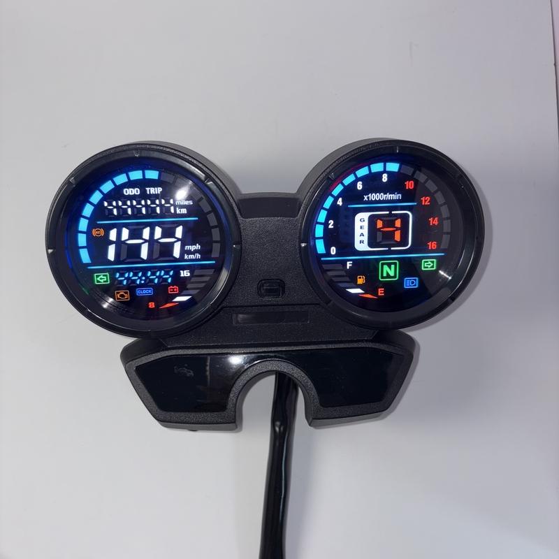 New Motorcycle Speedometer Moto Digital Display Panel Dashboard Tachometer With USB Charger for Bajaj Boxer BM 150 CT 150 BM150