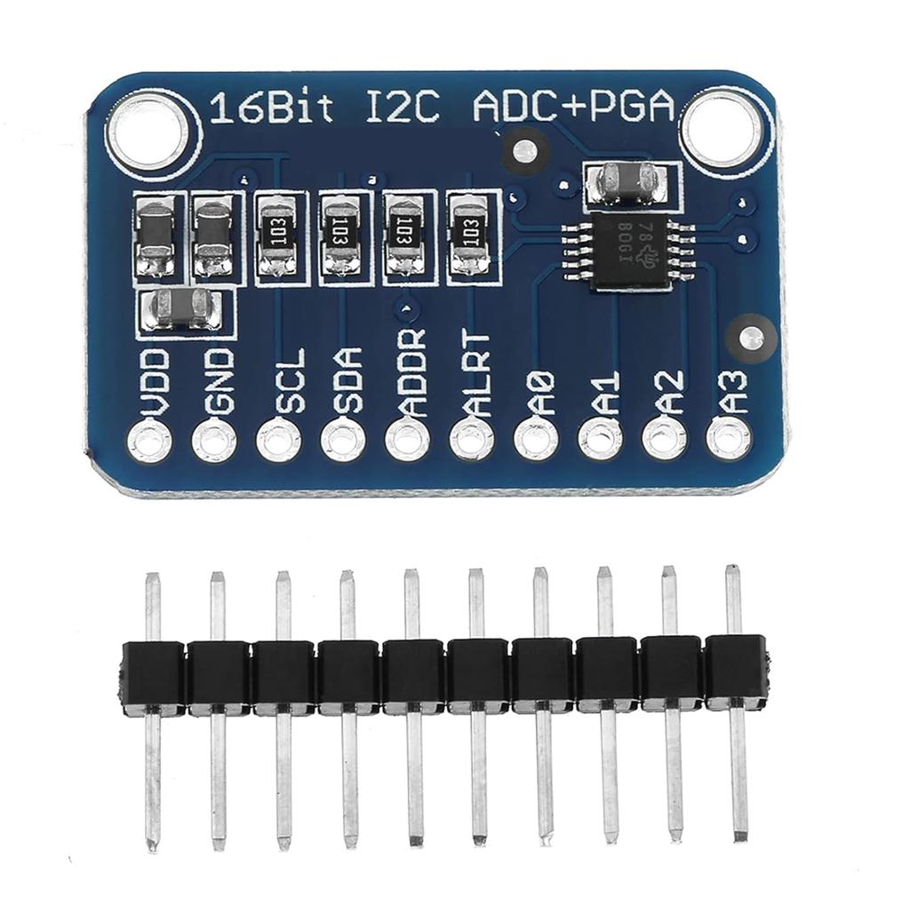 Analog to Digital Module,1pc 16‑Bit I2C ADC Development Board Analog to Digital Converter Module