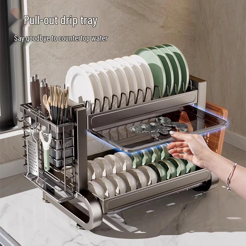 Muya 304 Stainless Steel Dish Drying Rack