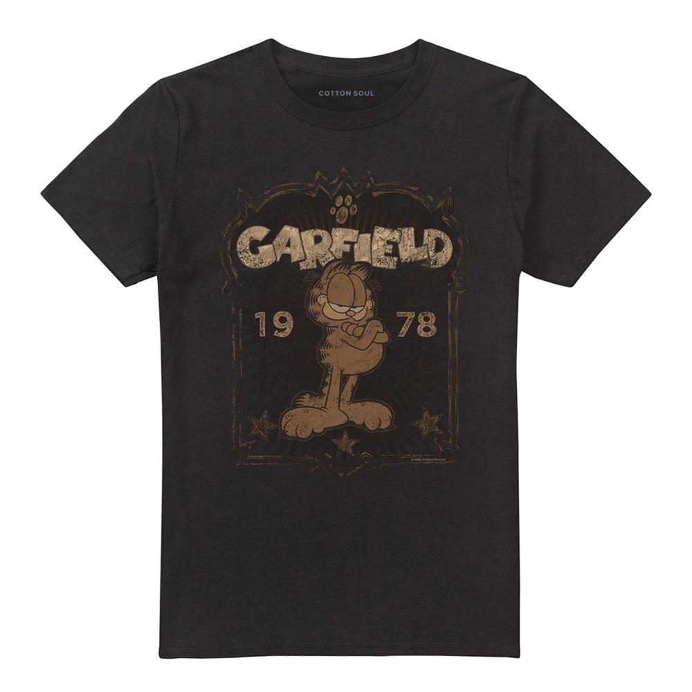 Garfield Est 1978 T-Shirt S-5XL, Black