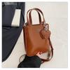High Quality Chic PU Leather Shoulder Bag Versatile Small Square Satchel Waterproof Lightweight Crossbody for Travel Work Gift Women