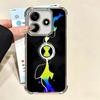 Cartoon Ben 10 Plating Phone Case For Xiaomi Redmi Note 14 15 Pro Plus 13 12 11 11S 11T 10 9S 9 5G Anti-Fall Airabag Cover