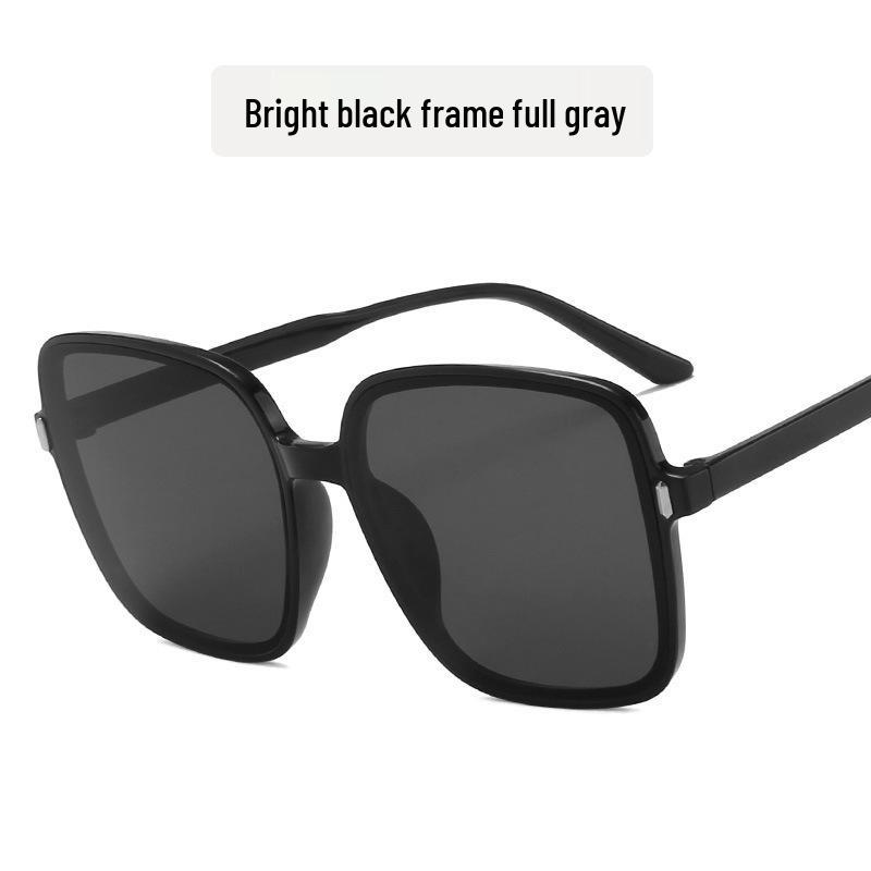 Trendy Square Frame Slim Sunglasses: UV Protection for Women & Men, Korean Style