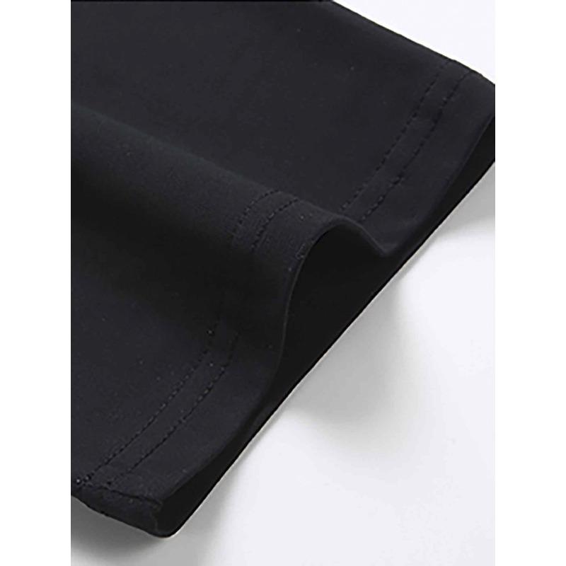 European sizes Men's Streetwear T-Shirt with Back Print "Dignity is Won" Skull & Piston Design - Loose Fit Casual Short Sleeve Round Neck