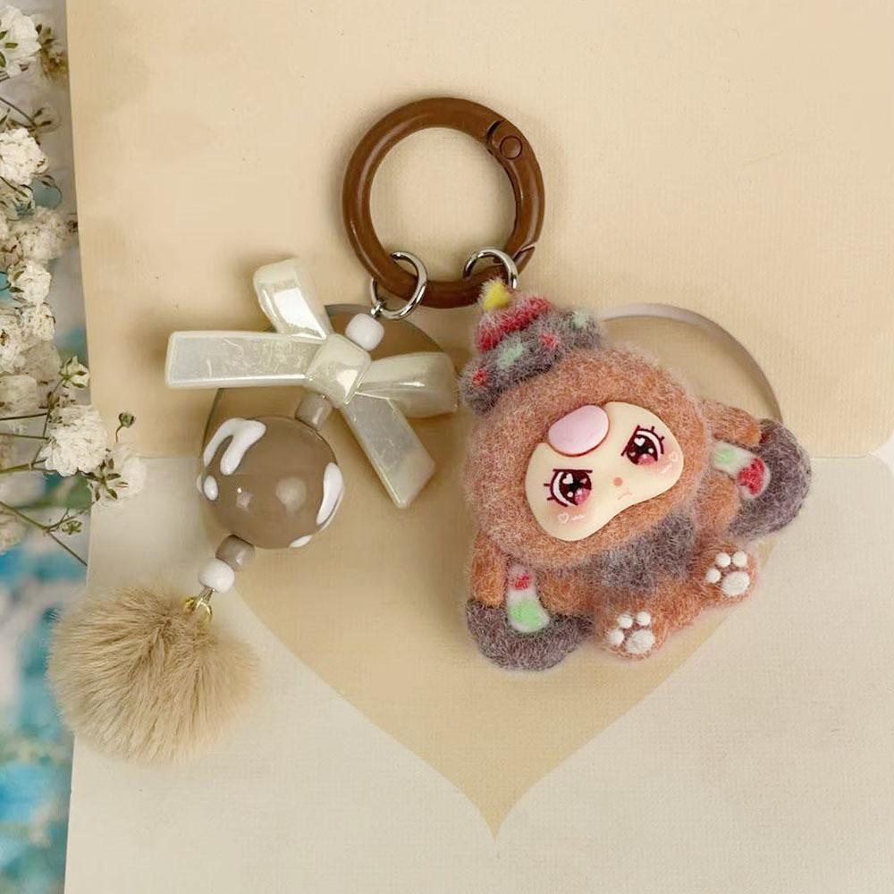 Sweet Dessert 3y Kids Keychain Cartoon Soft Rubber Bag Charm For Kids Gifts