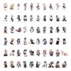60pcs Game Stickers Anime Beauties Waterproof Sticker for DIY Scrapbooking Stationery Handbook Phone Water Cup