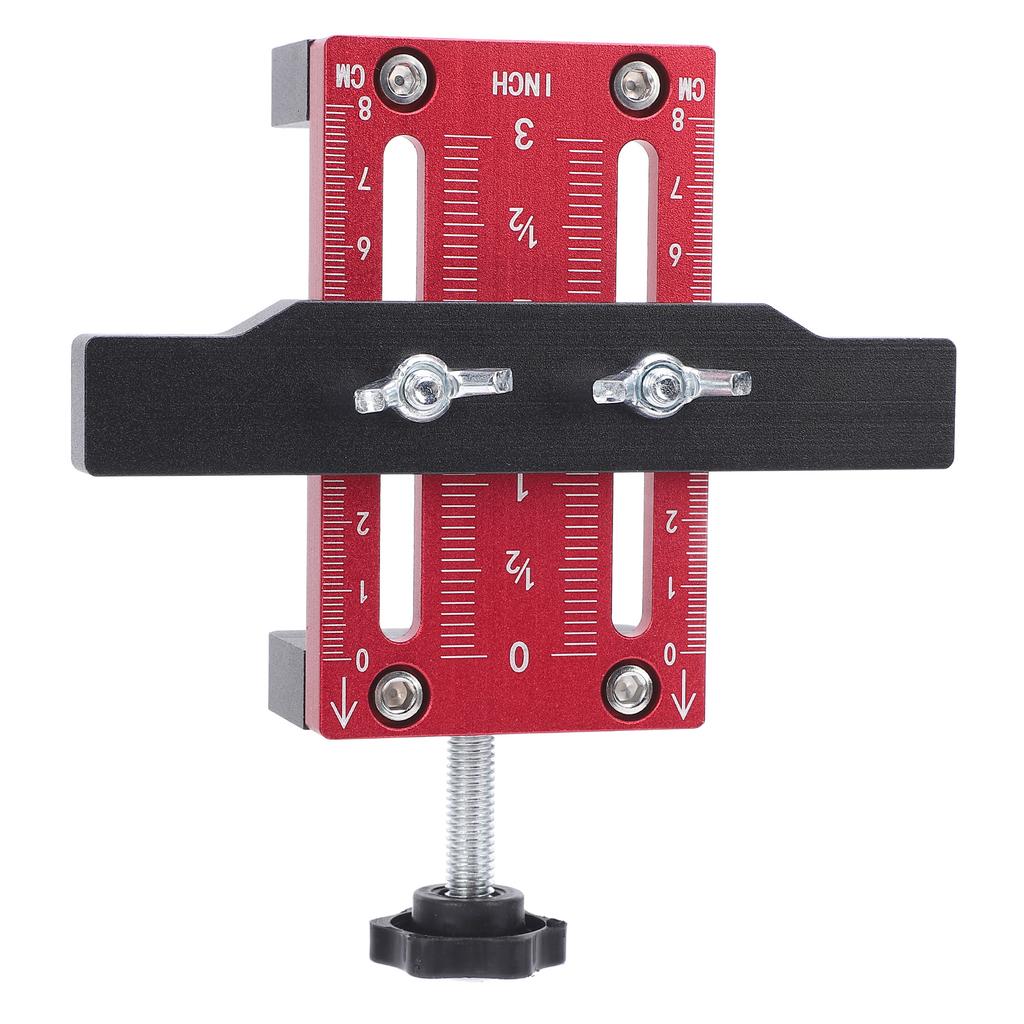Cabinet Door Installation Positioner Adjustable Height 10 60mm Clamping Aluminum Alloy Cabinet Door Mounting Jig