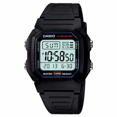 CASIO W-800H-1A Men's Watch, Overseas Model
