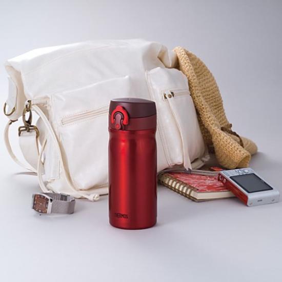 THERMOS Vacuum Insulated Portable Mug Open Cassis CSS [One-Touch Type] 0.35L JMY-350