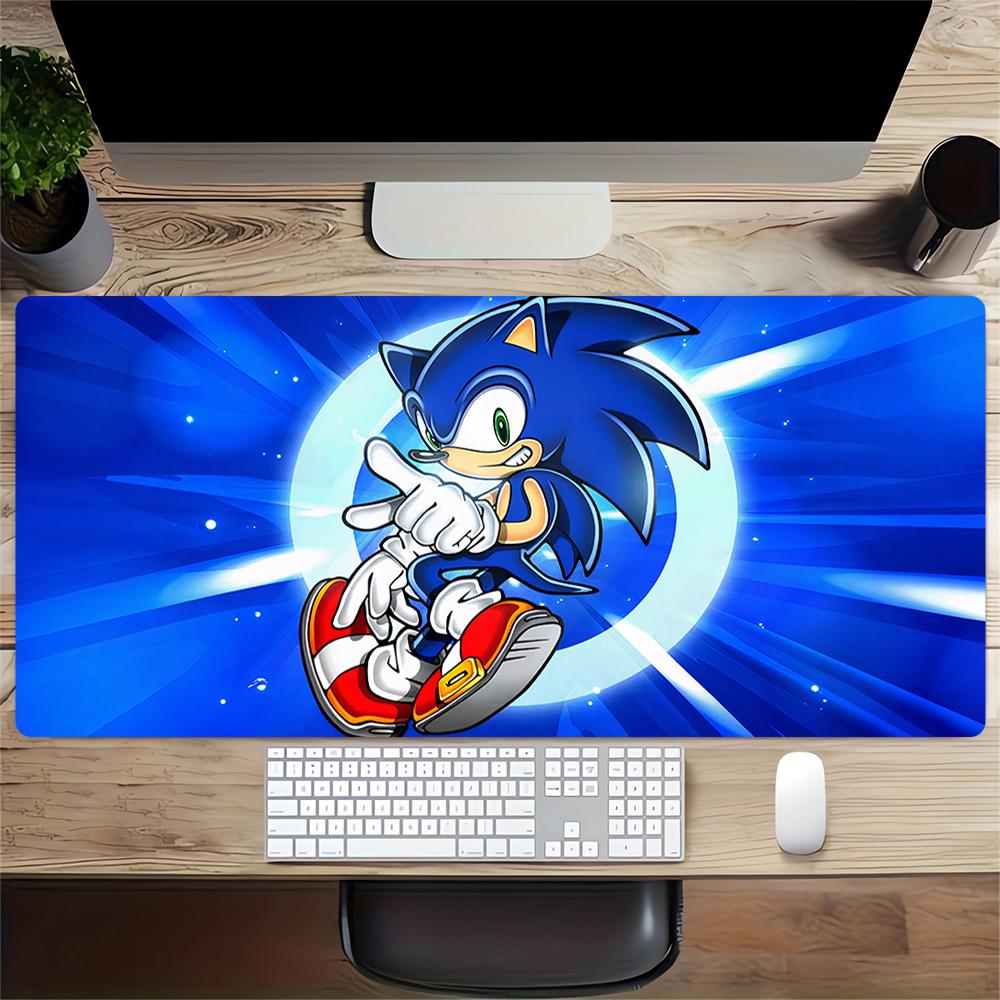 Sonic Adventure Large Gaming Mouse Pad Nonslip Rubber Base Waterproof Desk Mat For Office Pc Laptop