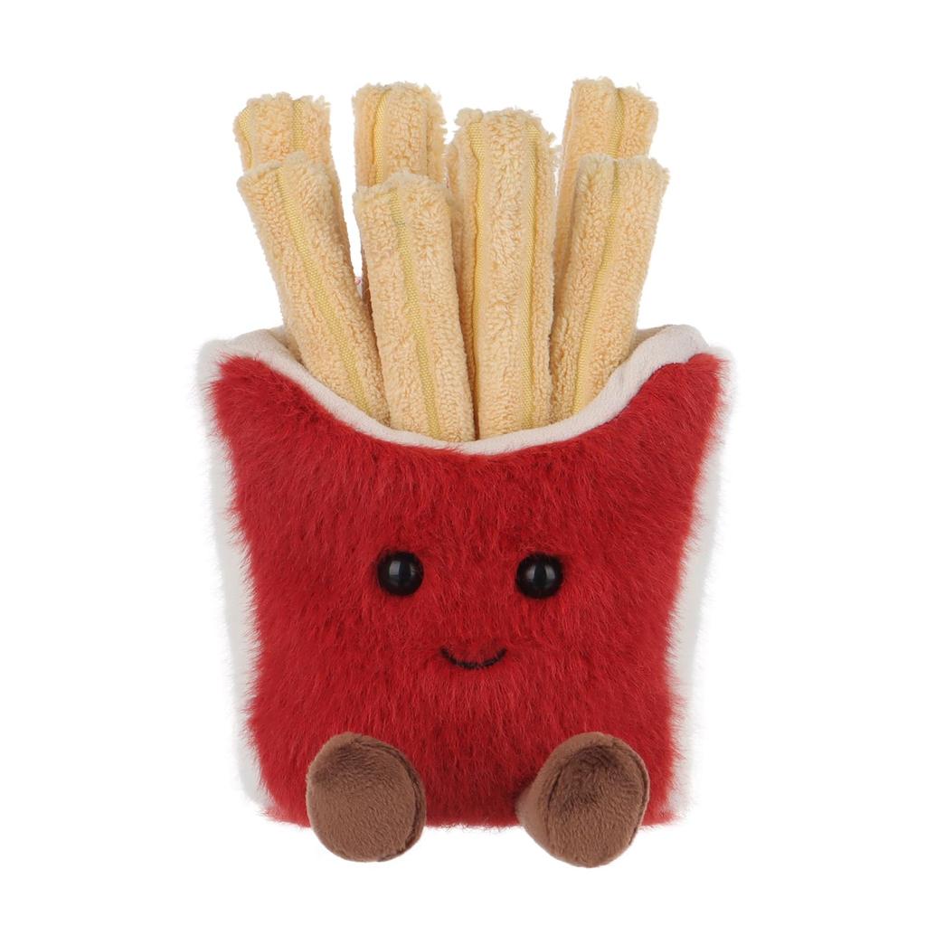 Apricot Lamb Fresh French Fries Plush Toy for Soft and Cute Stuffed Animal for Babies and Plush Fresh French Fries 17cm Children, Boys,