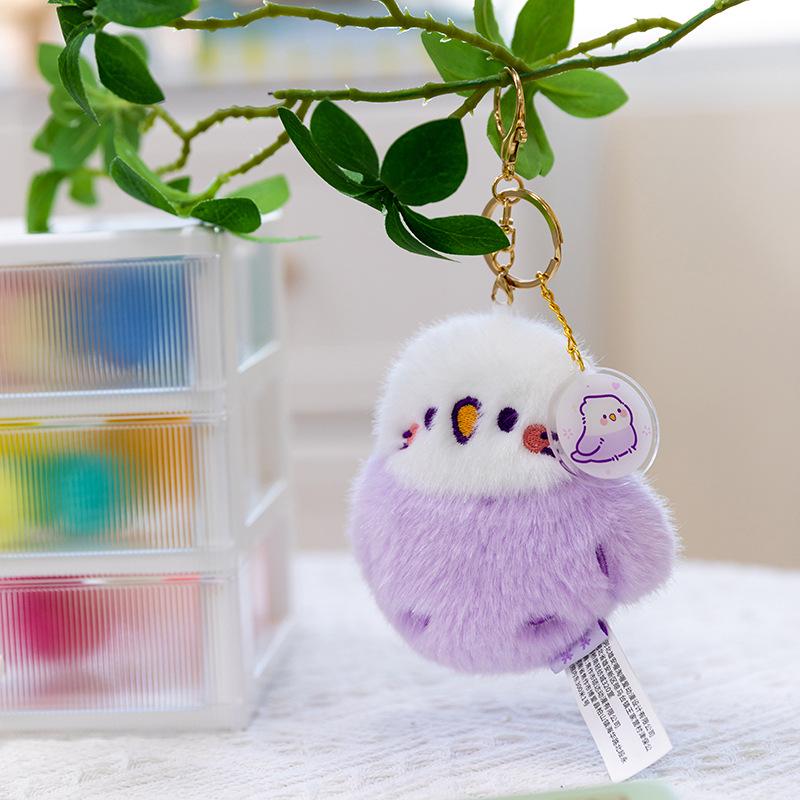 Chuchu Little Bird Plush Keychain - Cartoon Backpack Charm & Birthday Gift