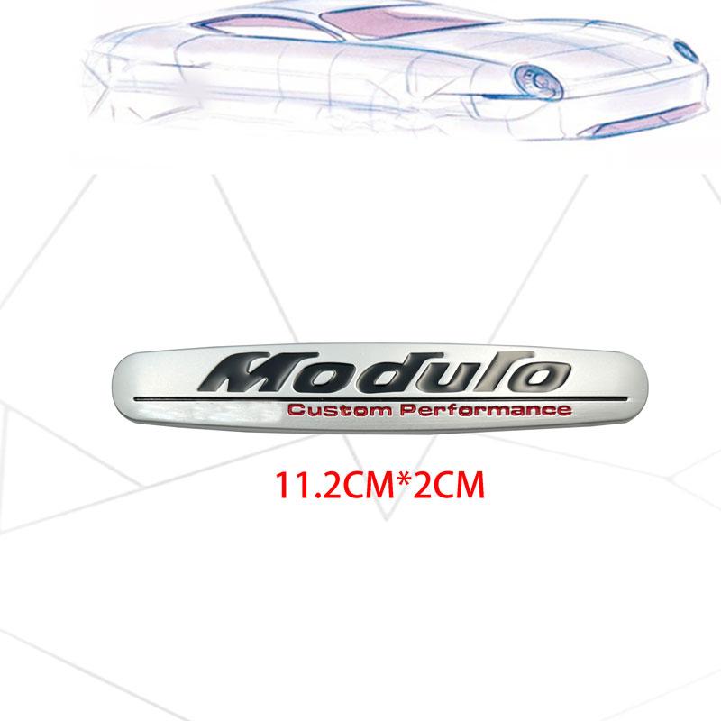 3D Metal Modulo Moduro Logo Car Side Fender Rear Trunk Emblem Badge Decal Car Sticker For TYPER Civic Accord Accessories