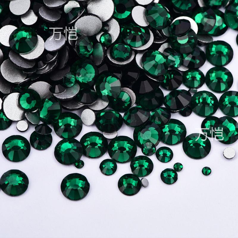 Ss3-Ss16 Mixed Size Flat Bottom Drill, Mobile Phone Case Diy Sticker Diamond Crystal Glass, Creative Nail Art Jewelry Accessories