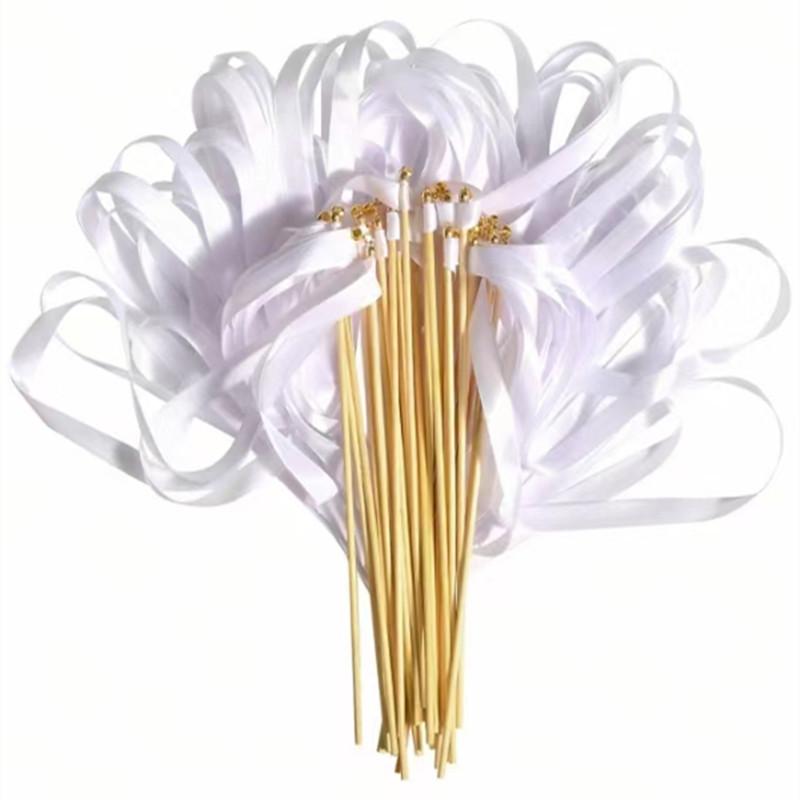 

Весільні кольорові стрічки, чарівні палички, магічні палички, прикраси з квітів зі стрічок, вечірні весільні товари, весільні прикраси, прикраси для вечірки з нагоди дня народження Pack of 1