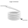 White Drain Hose Pipe Inlet Extension Tube Drainpipe for Faucet Accessories Washing Machine Water Pipe Home Improvement