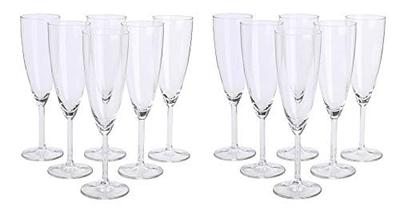 IKEA Svalka Glass Champagne Glasses, 12-Piece Set (80137805)