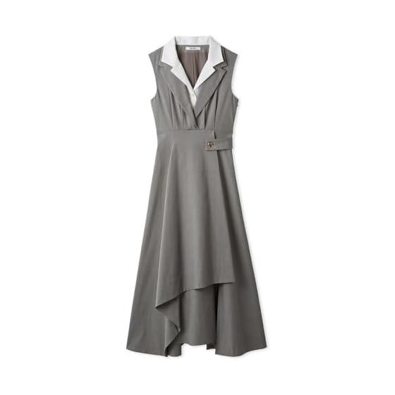 SNIDEL Women s SWFO252075 Layered Color Dress