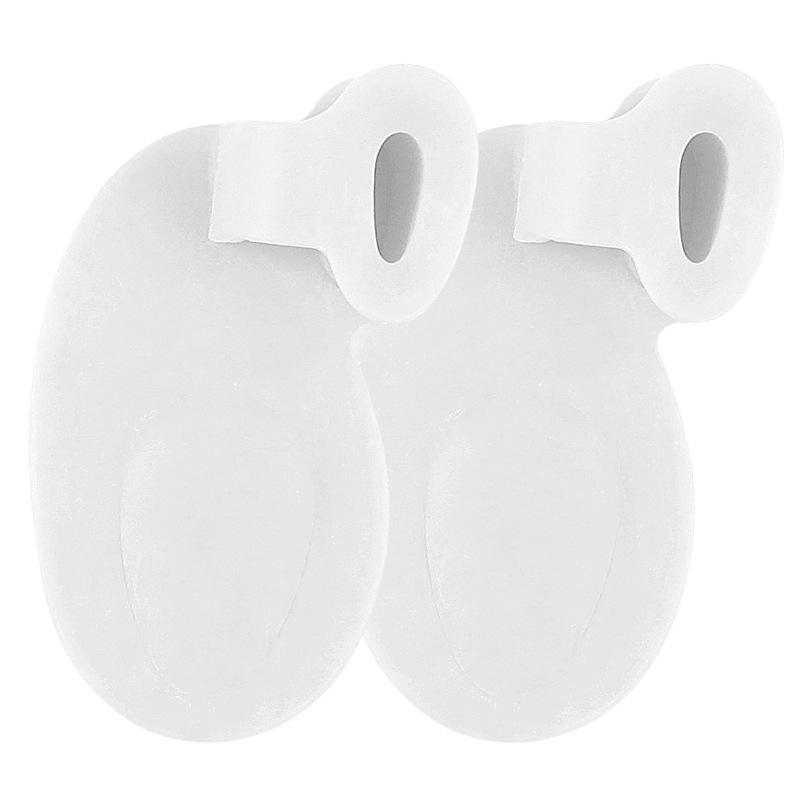 

2 шт. гелевые разделители для пальцев ног и подушечки под плюсну, распорки для пальцев ног для коррекции пальцев ног, облегчение боли при бурсите 1 Pair