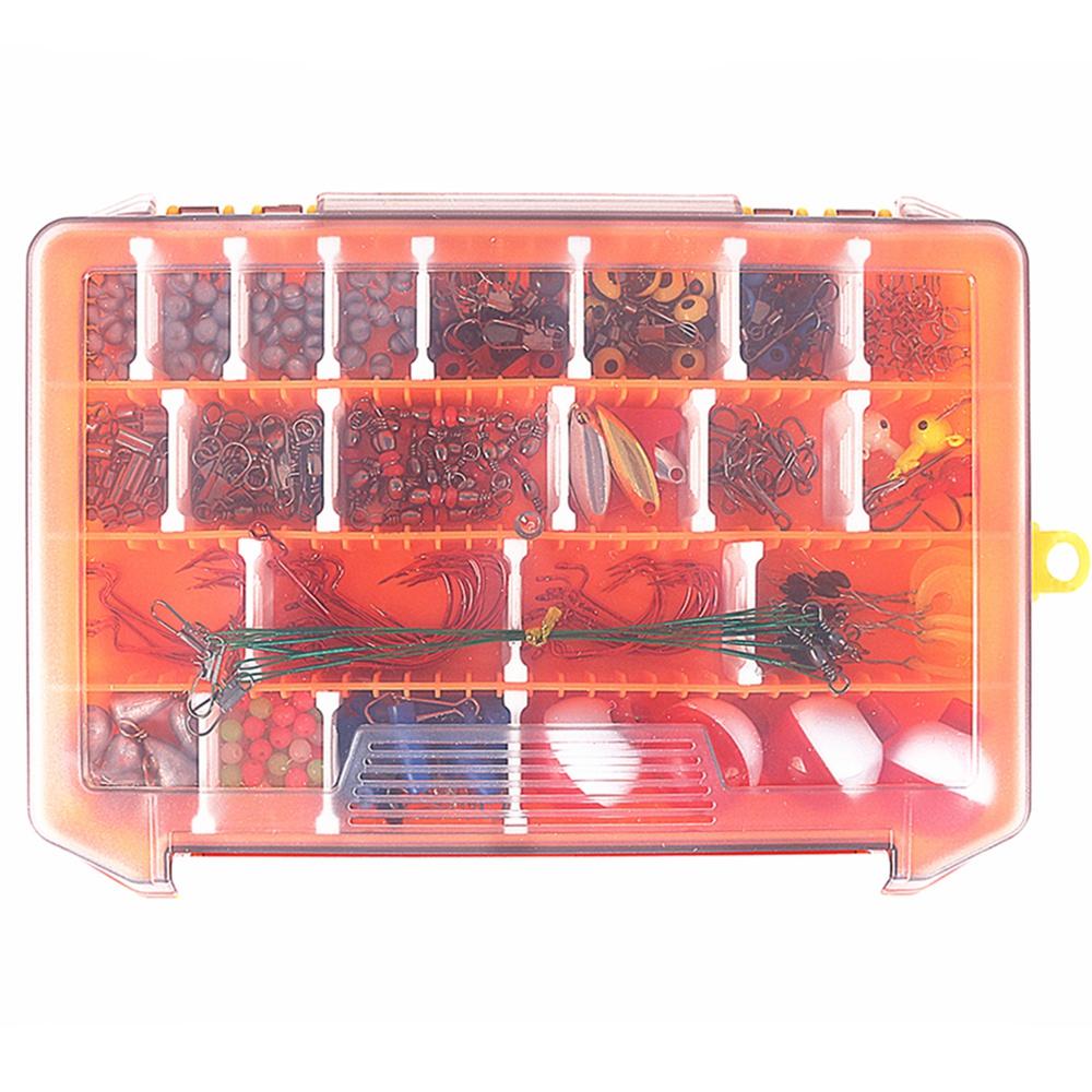 263 ks/sada Sada rybářských potřeb s krabičkou včetně rybářských závaží Potápěče Jig Háčky Korálky Otočné Snap Bobbers