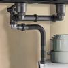 Kjøkkenvask Vask Baderom Nedløpsrør Fittings Enkel og Dobbel Vask Lukthemmende Avløpsrør T-stykke Vaskavløp Universelt Sett