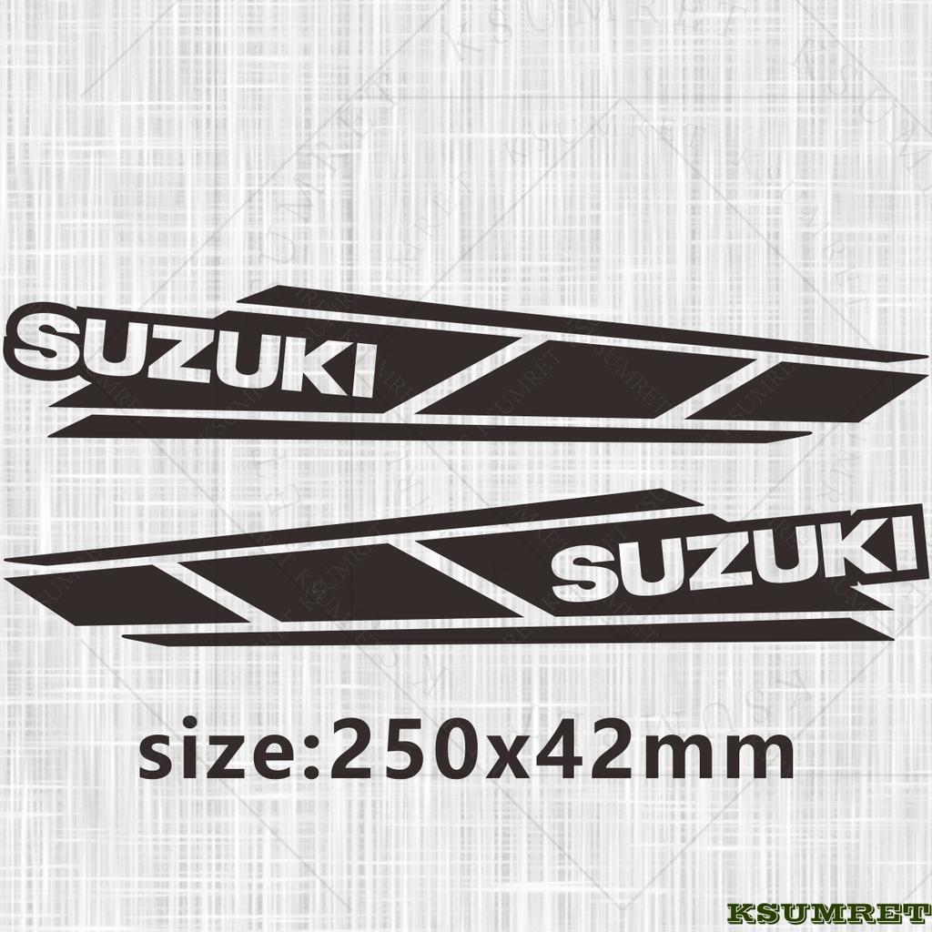 AAGJ1 Decalcomania in Vinile Adesivo Logo Suzuki Adesivi Moto Kit Riflettente per Casco