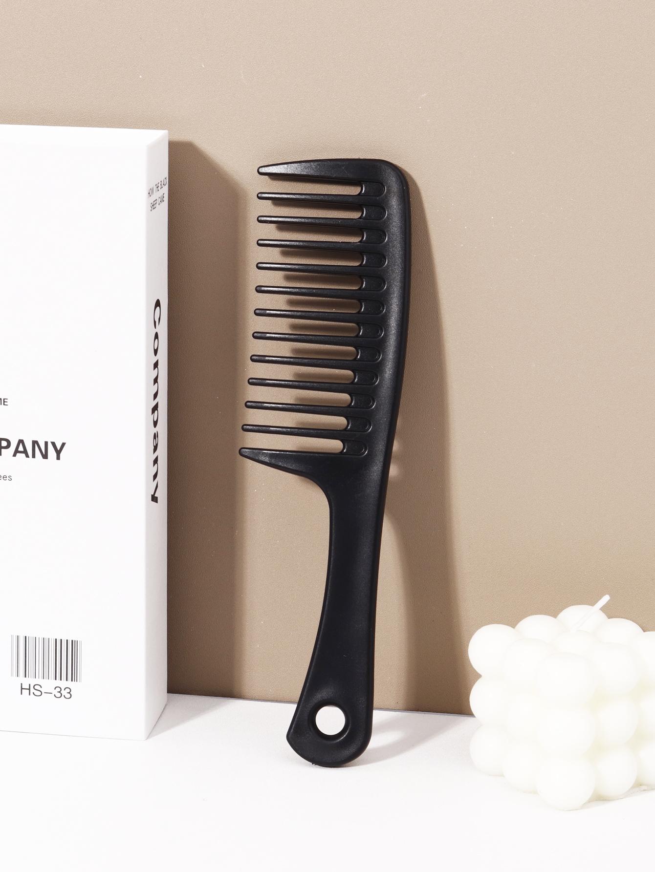 

Wide tooth anti-static plastic comb,ergonomic handle,plastic bristle combing comb,suitable for various hair types