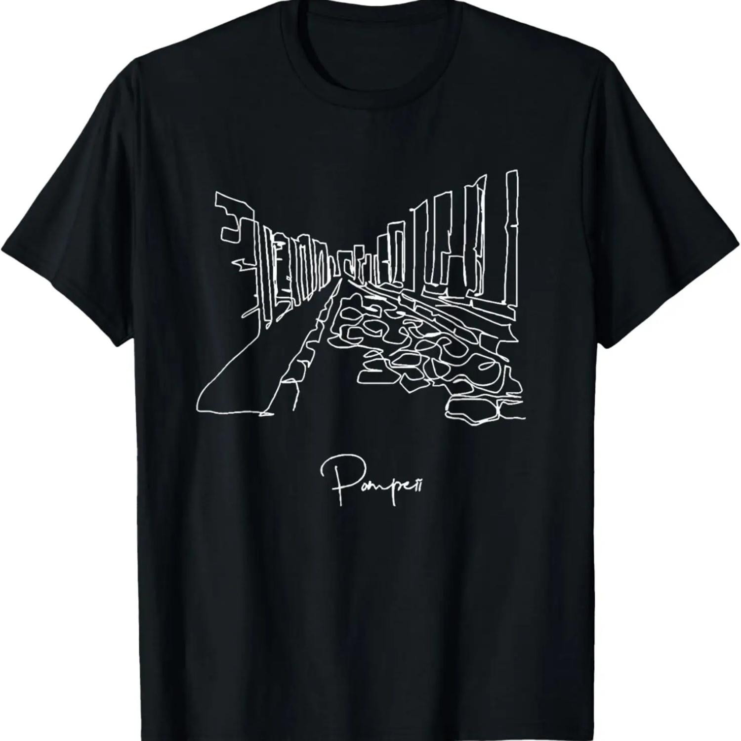 Ruins of Pompeii italy T-Shirt,100% cotton S