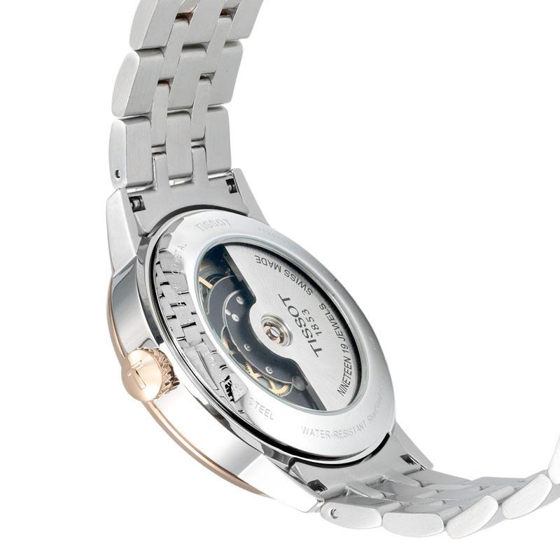 Tissot Classic Series Automatic Mechanical Movement 50m Waterproof Transparent Back Date Display Casual Fashion Watch Men watches T129.407.22.031.00