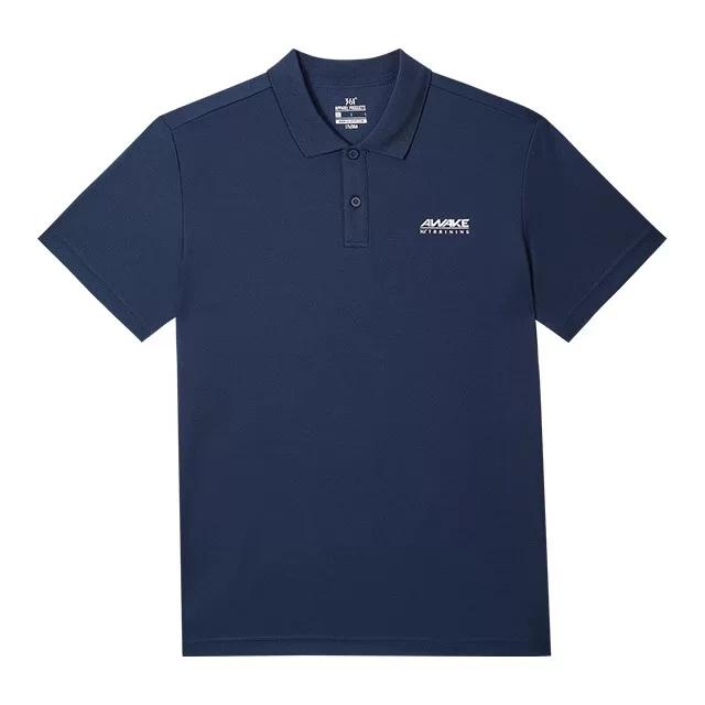 361 Sports Polo Shirt for Men 2025 Summer New Style Quick-Drying Breathable Lapel T-Shirt Top Casual Versatile Short-Sleeved Men's Shirt