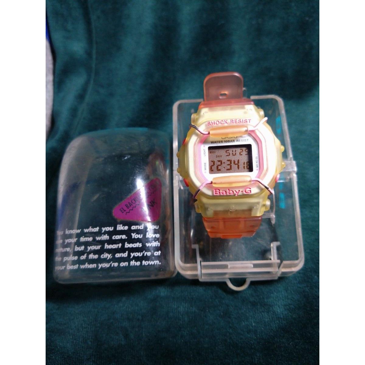 [41] CASIO Baby-G SHOCK RESIST WATER 10BAR RESIST Working item Watch Junk with reason