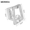 MEROCA Aluminum Front Rack Mount Brompton Folding Bike Three-Hole Nose Design Portable Handle Installation