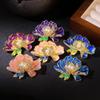 Peony Flower Butterfly Brooch: Classical and Modern Chinese Style Enamel Pin