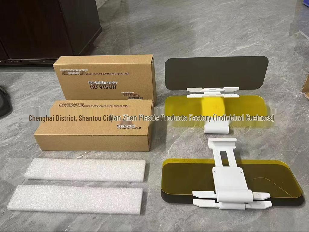 Anti-Glare Day & Night Car Sun Visor Mirror with Night Vision