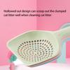 Cat Poop Shovel Scoop Non Stick Sifter Poop Cleaner Corner Shovel Fast And Convenient Cat Poop Scoop Ergonomic Cat Scooper For