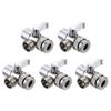 Switch Faucet Adapter Water Tap Connector Sink Splitter Diverter Valve Leak-Proof Faucet Connector for Toilet Bathroom Kitchen